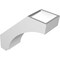Ekena Millwork 5-in. W x 14-in. D x 14-in. H Imperial Architectural Grade PVC Knee Brace BRCP05X14X14IMP - alternate 6